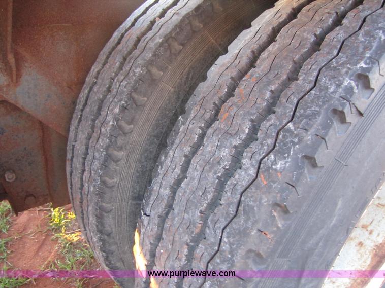 image for item B2200 A-frame shop built expandable combine trailer