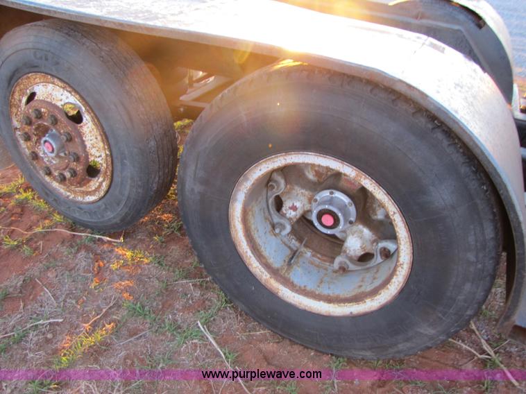 image for item B2200 A-frame shop built expandable combine trailer