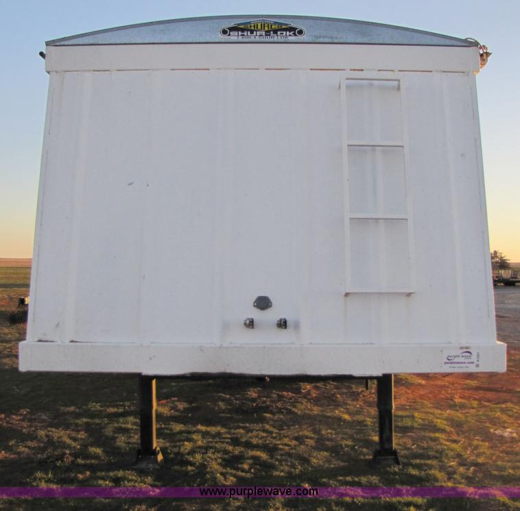 image for item B2201 2005 shop built 28' double hopper grain trailer