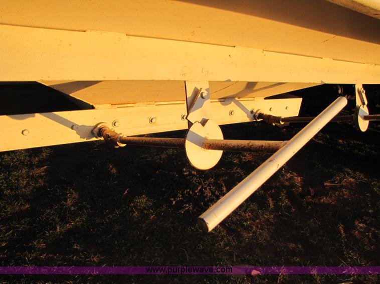 image for item B2201 2005 shop built 28' double hopper grain trailer