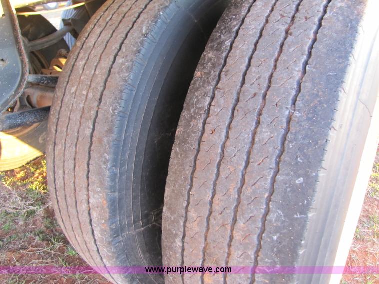 image for item B2201 2005 shop built 28' double hopper grain trailer