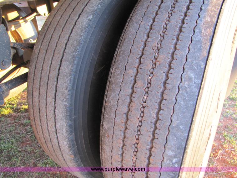 image for item B2201 2005 shop built 28' double hopper grain trailer