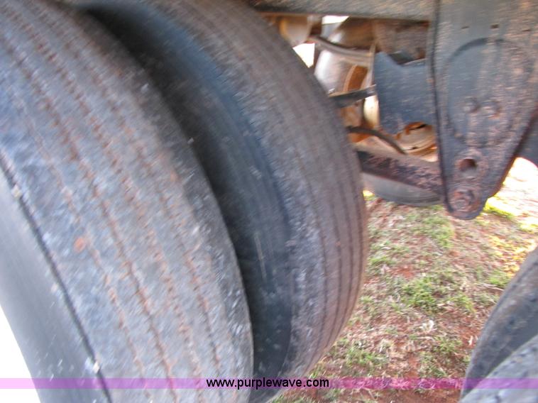 image for item B2201 2005 shop built 28' double hopper grain trailer