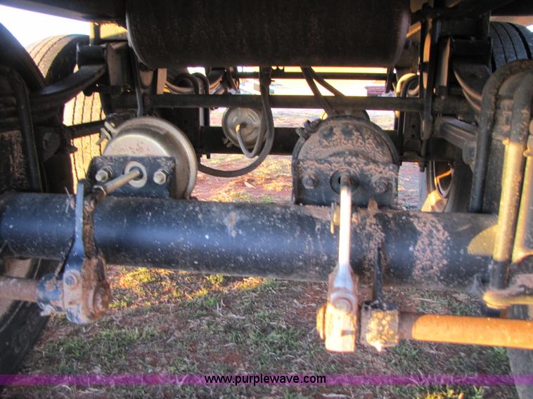 image for item B2201 2005 shop built 28' double hopper grain trailer