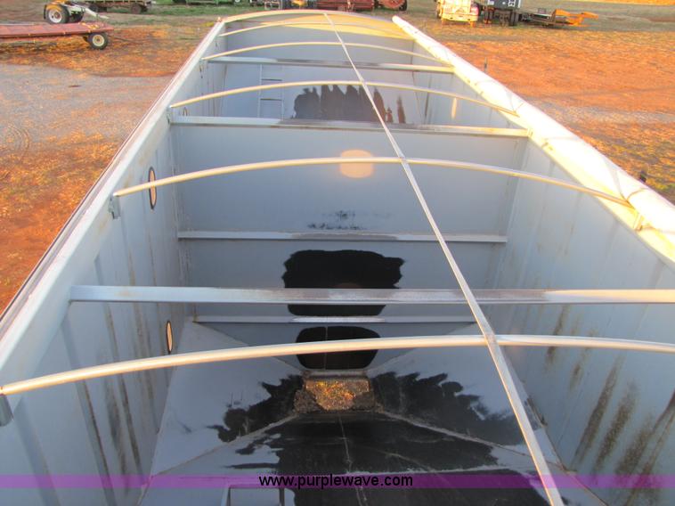 image for item B2201 2005 shop built 28' double hopper grain trailer