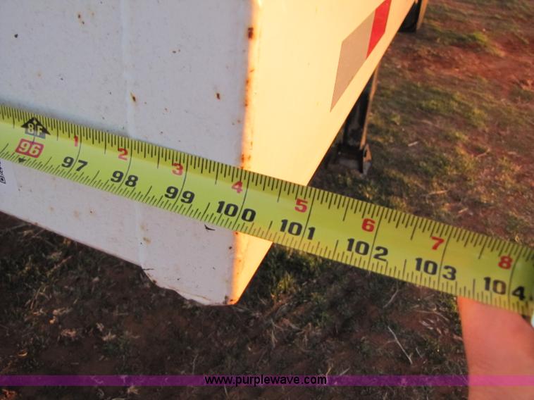 image for item B2201 2005 shop built 28' double hopper grain trailer