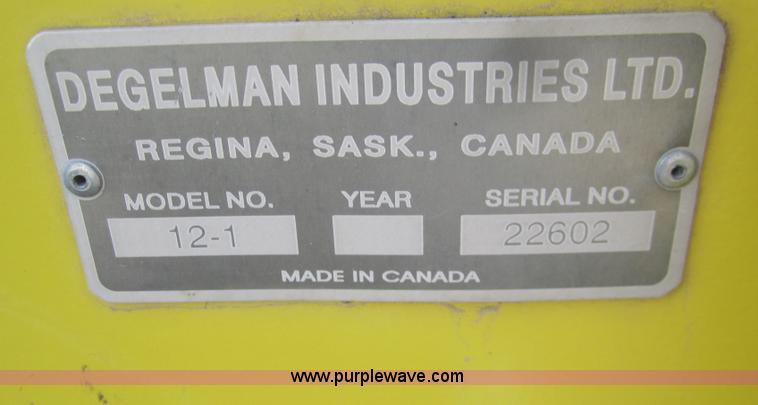 image for item B5626 Degelman 6600 14' two-way blade