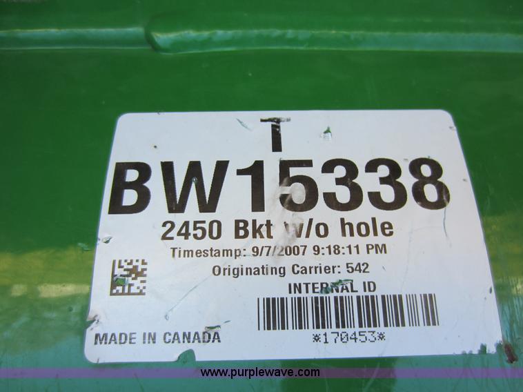 image for item C5267 John Deere 8' grapple bucket