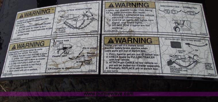 image for item C5958 2010 J&M Trail Blazer header trailer