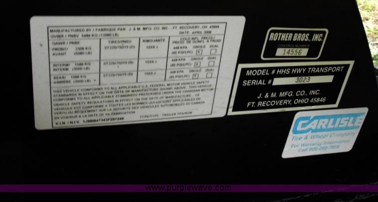 image for item C5958 2010 J&M Trail Blazer header trailer