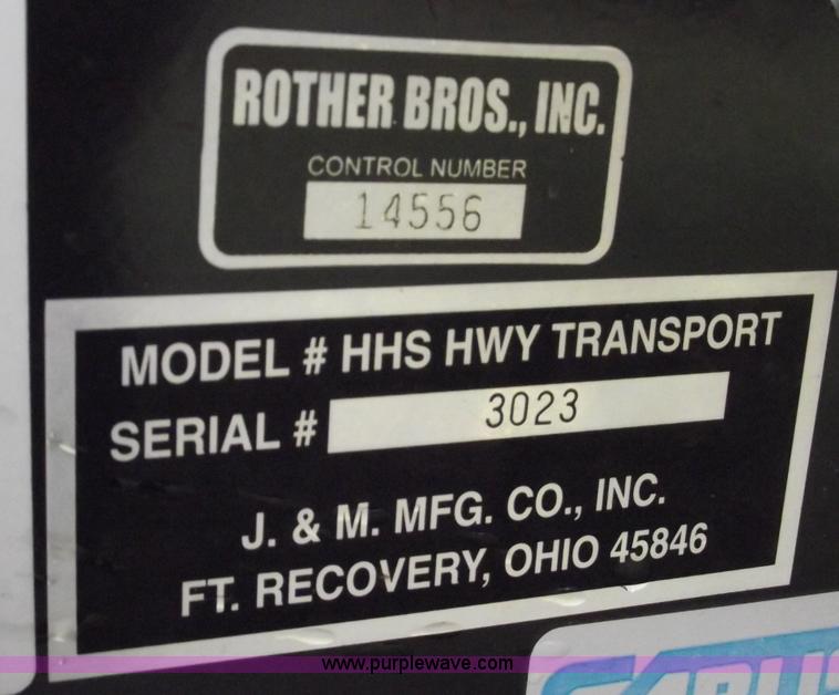 image for item C5958 2010 J&M Trail Blazer header trailer