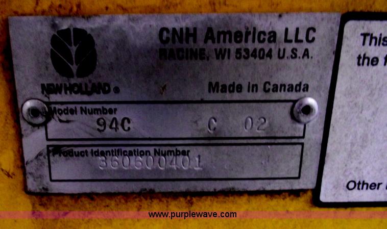 image for item C5959 2002 New Holland 94C 36' draper head