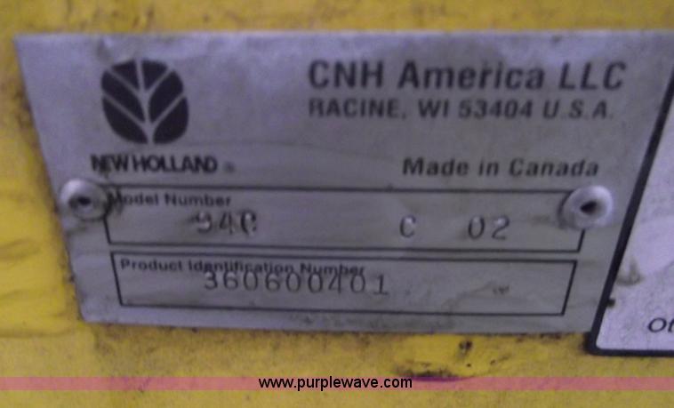 image for item C5959 2002 New Holland 94C 36' draper head