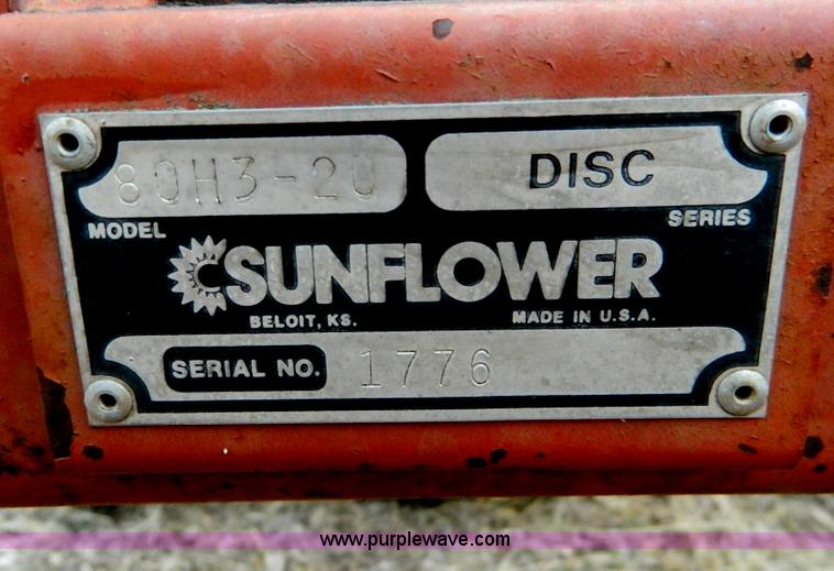 image for item C9474 Sunflower 20' disk