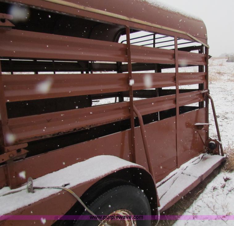 image for item I9510 1977 Hale stock trailer