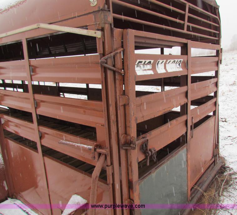 image for item I9510 1977 Hale stock trailer