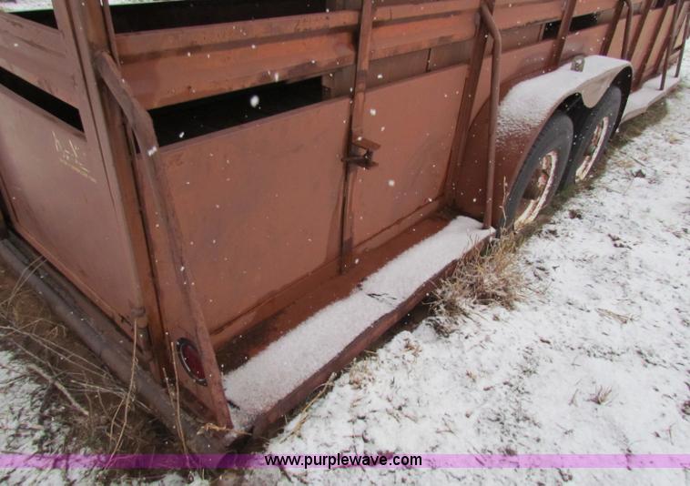 image for item I9510 1977 Hale stock trailer