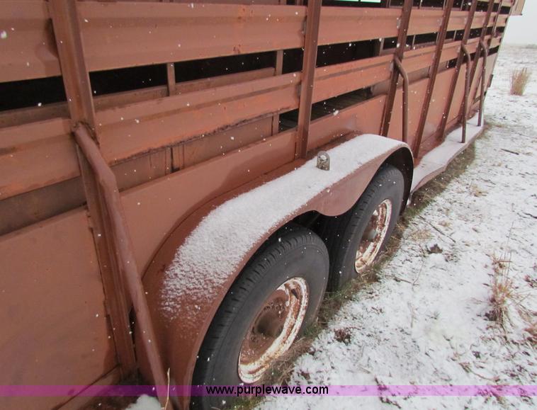 image for item I9510 1977 Hale stock trailer