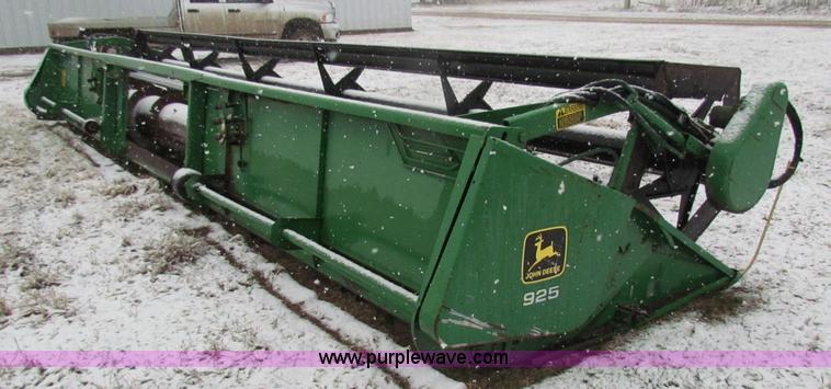image for item I9512 John Deere 925 platform header