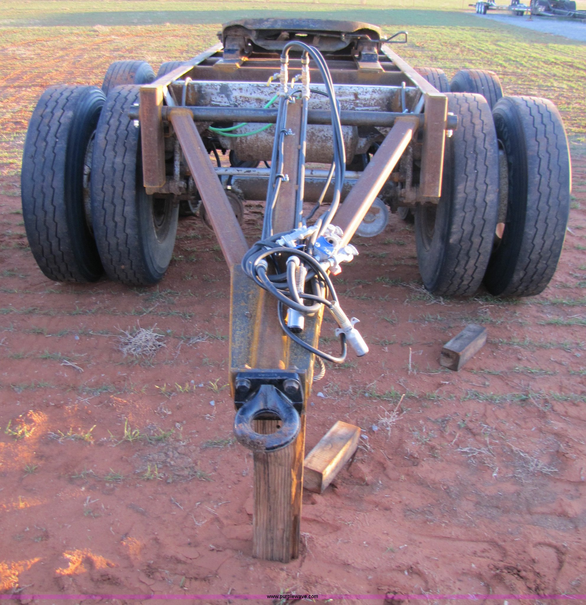 Dual tandem axle converter dolly in Elk City, OK Item B2202 sold