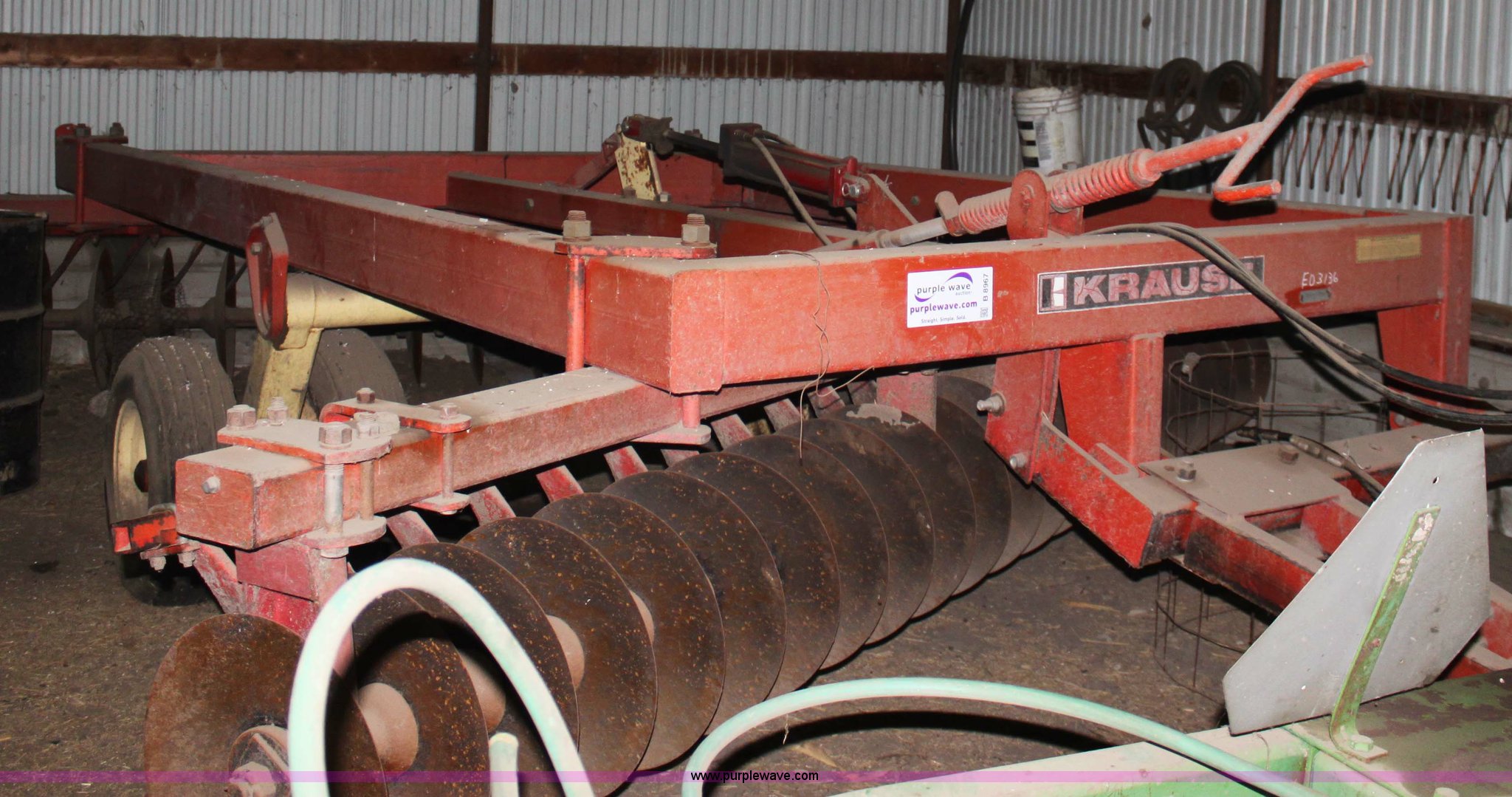 Krause 1497 14' offset disk in Sedgwick, KS | Item B8967 sold | Purple Wave