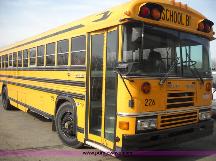 image for item A1843 1993 Blue Bird All American school bus