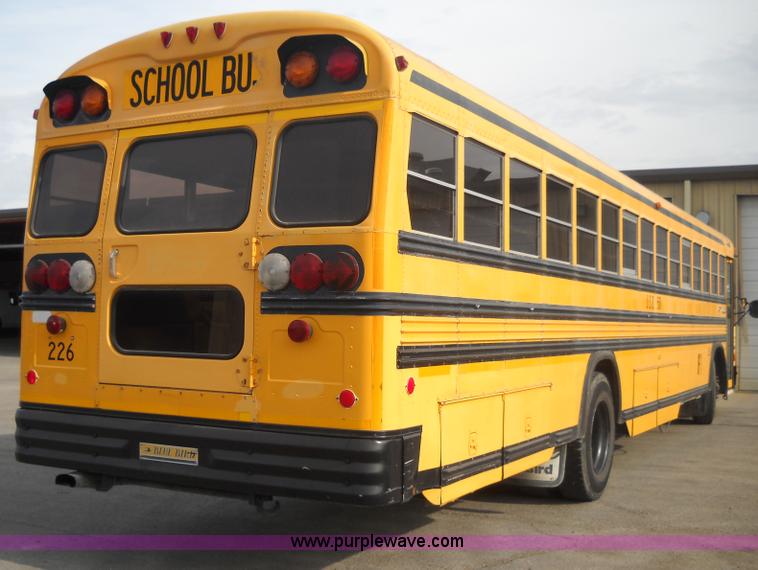 image for item A1843 1993 Blue Bird All American school bus