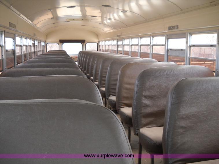 image for item A1843 1993 Blue Bird All American school bus