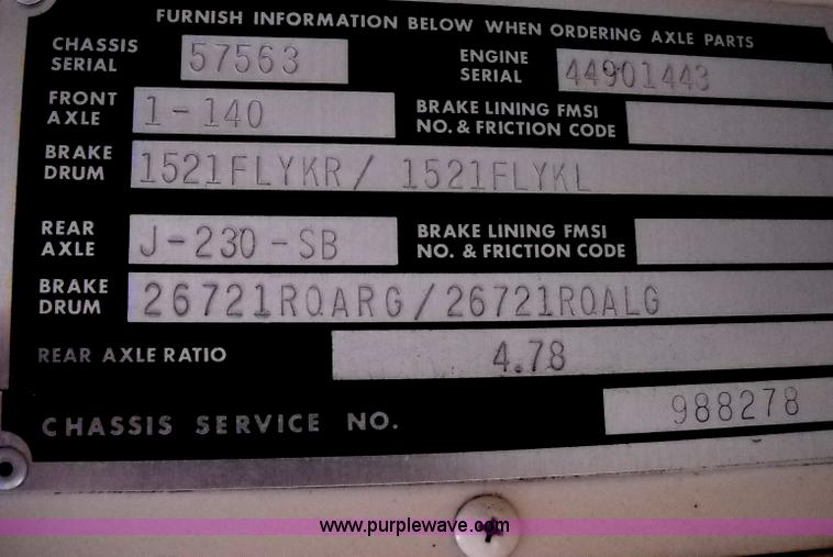 image for item A1843 1993 Blue Bird All American school bus