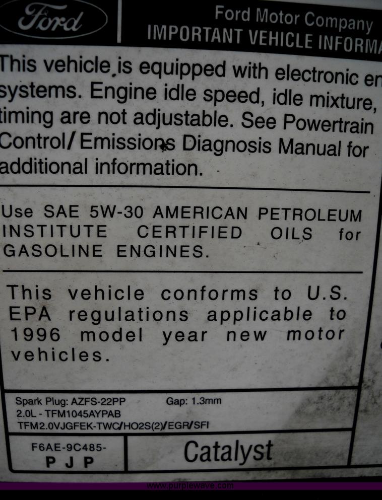 image for item A1844 1996 Ford Contour GL