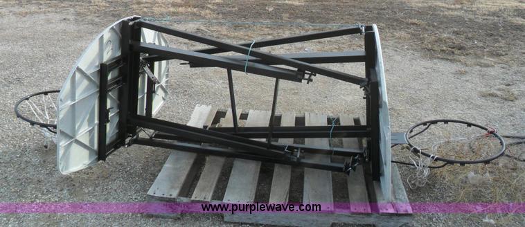 image for item A1957 (2) Huffy fiberglass basketball goals