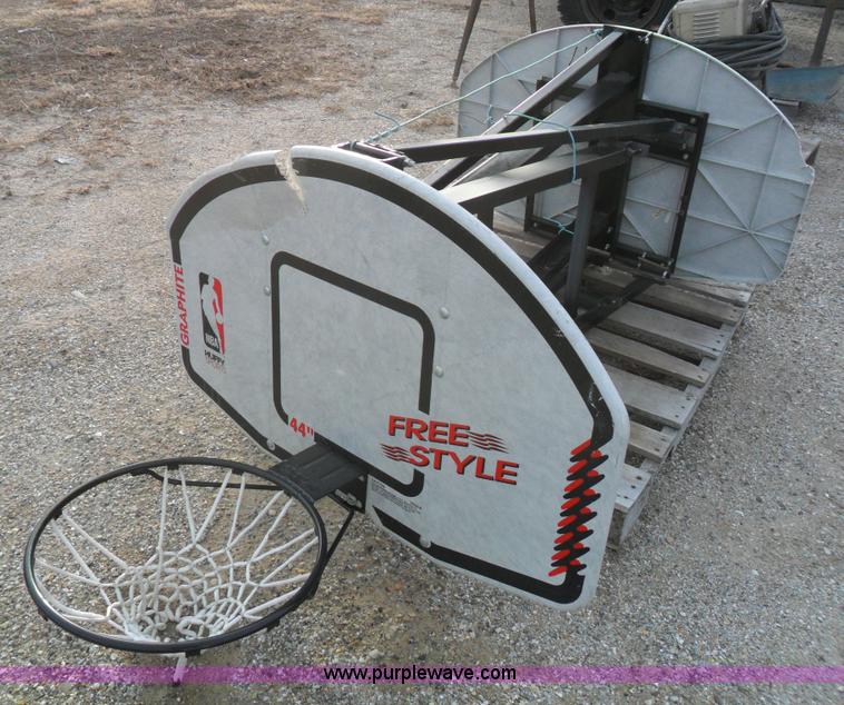 image for item A1957 (2) Huffy fiberglass basketball goals