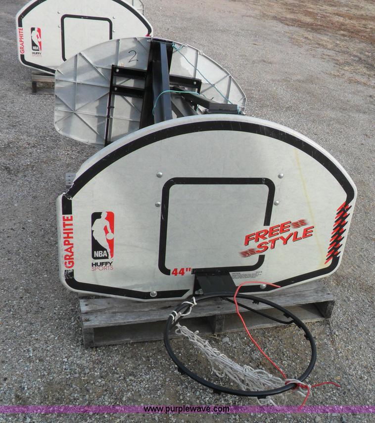 image for item A1957 (2) Huffy fiberglass basketball goals