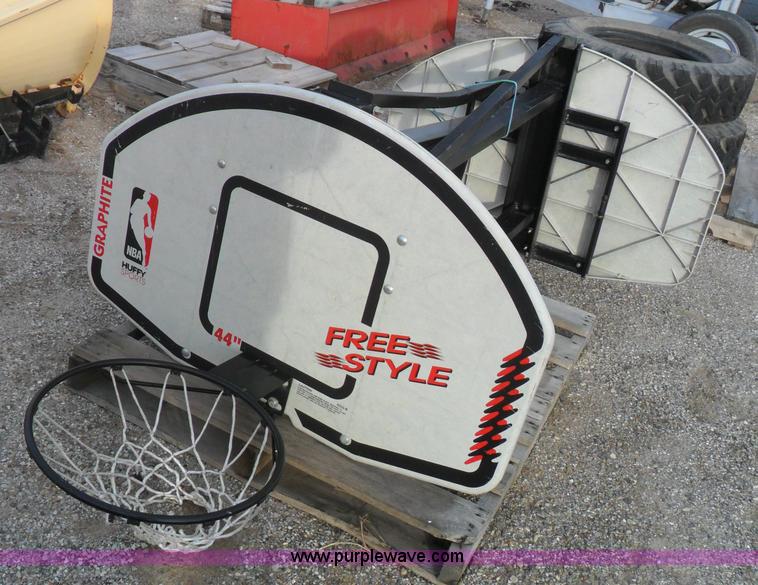 image for item A1957 (2) Huffy fiberglass basketball goals