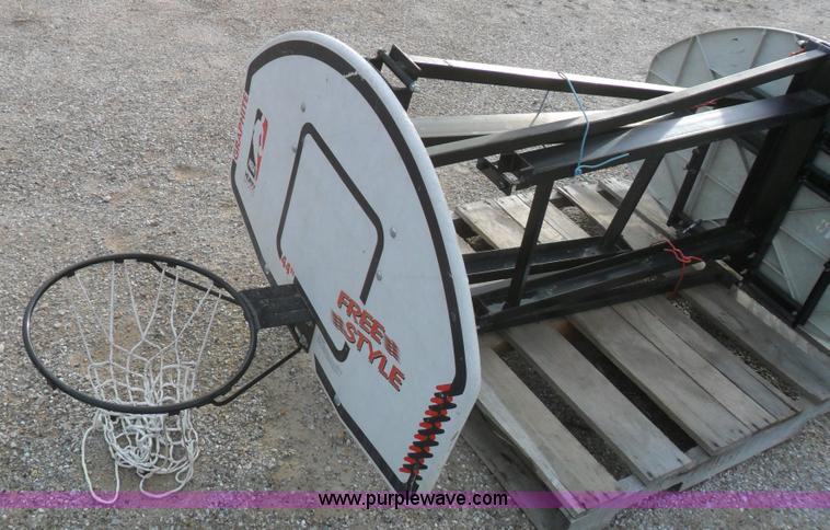 image for item A1957 (2) Huffy fiberglass basketball goals