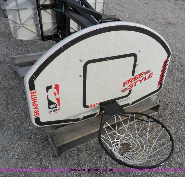 image for item A1957 (2) Huffy fiberglass basketball goals