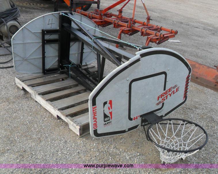 image for item A1957 (2) Huffy fiberglass basketball goals
