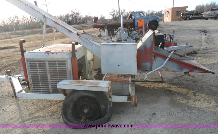 image for item A1967 Trailer mounted tree limb chipper/shredder