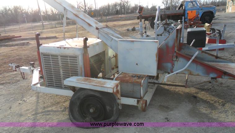 image for item A1967 Trailer mounted tree limb chipper/shredder