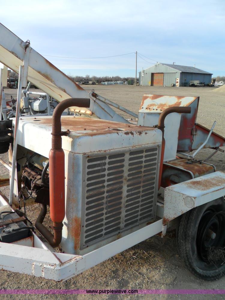 image for item A1967 Trailer mounted tree limb chipper/shredder