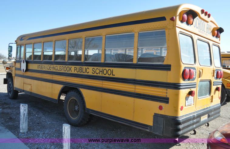 image for item A5844 1984 Chevrolet Bluebird C60 school bus