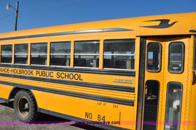 image for item A5844 1984 Chevrolet Bluebird C60 school bus