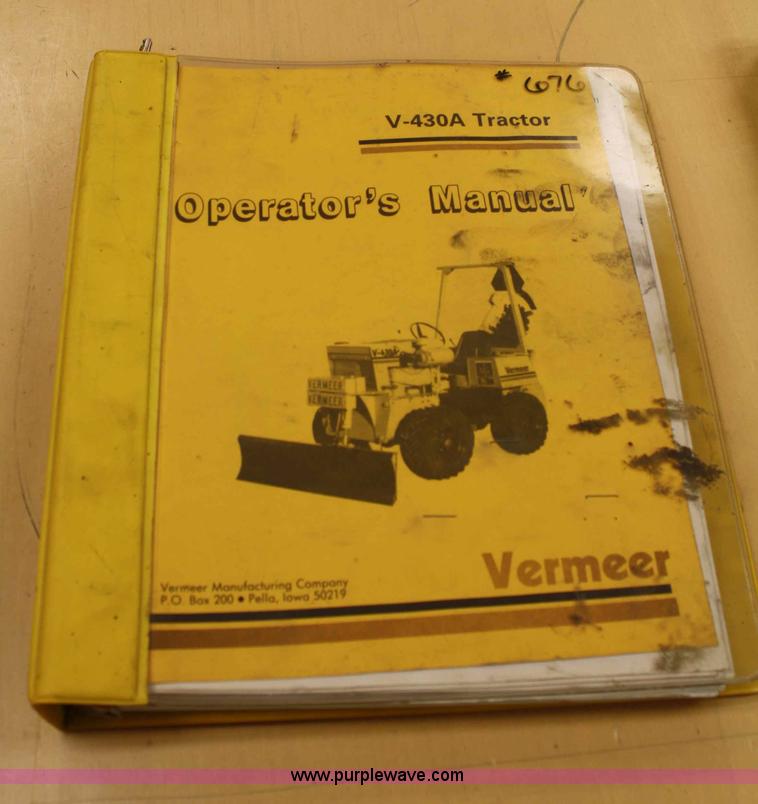 image for item A6962 Vermeer V-430A trencher