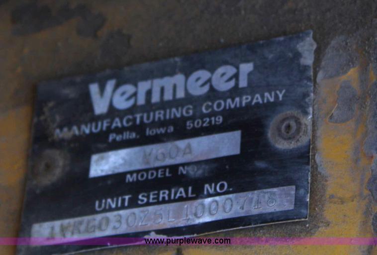 image for item A6962 Vermeer V-430A trencher
