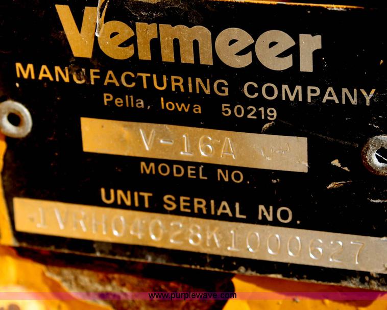 image for item A6962 Vermeer V-430A trencher
