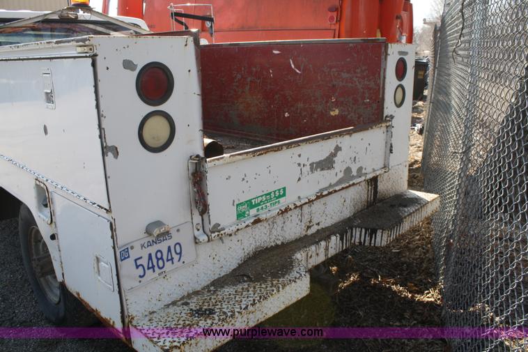 image for item A6964 1991 Ford F350 crew cab utility truck