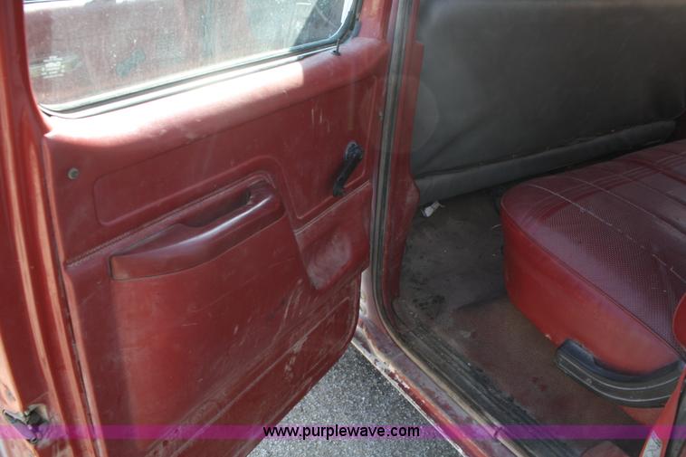 image for item A6964 1991 Ford F350 crew cab utility truck