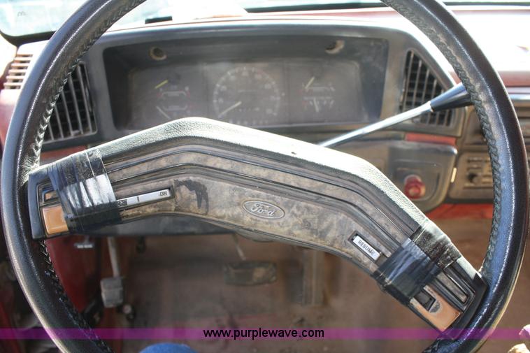 image for item A6964 1991 Ford F350 crew cab utility truck