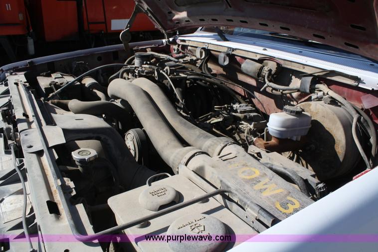 image for item A6964 1991 Ford F350 crew cab utility truck