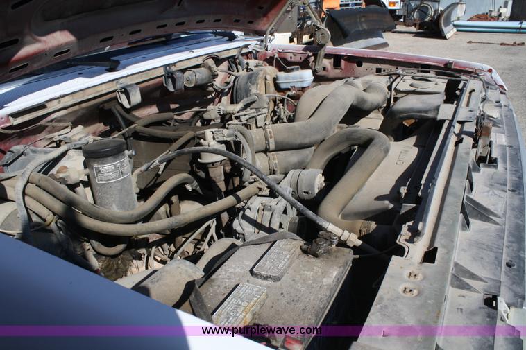 image for item A6964 1991 Ford F350 crew cab utility truck